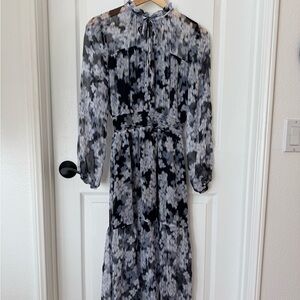 NEW 100% SILK INTERMIX MIDI DRESS!